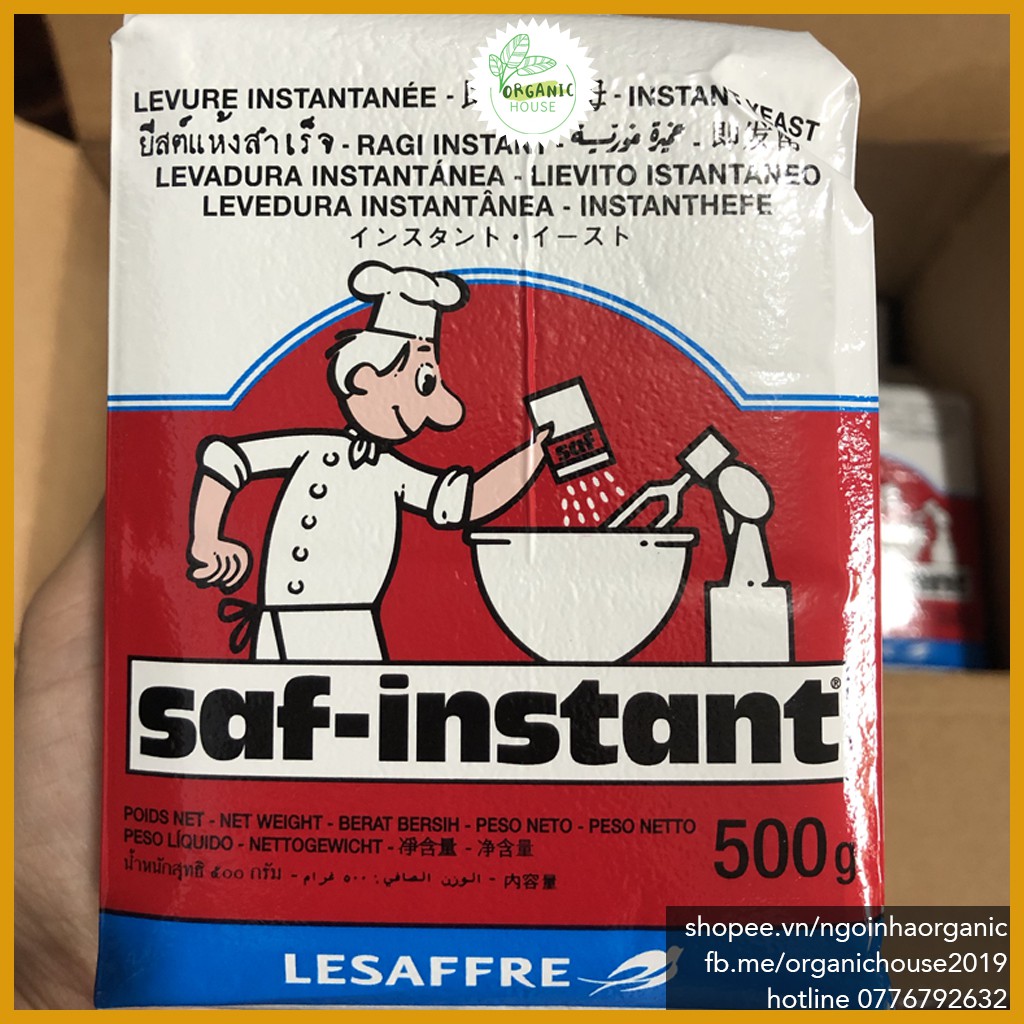 500g Men khô lạt Saf-Instant Đỏ