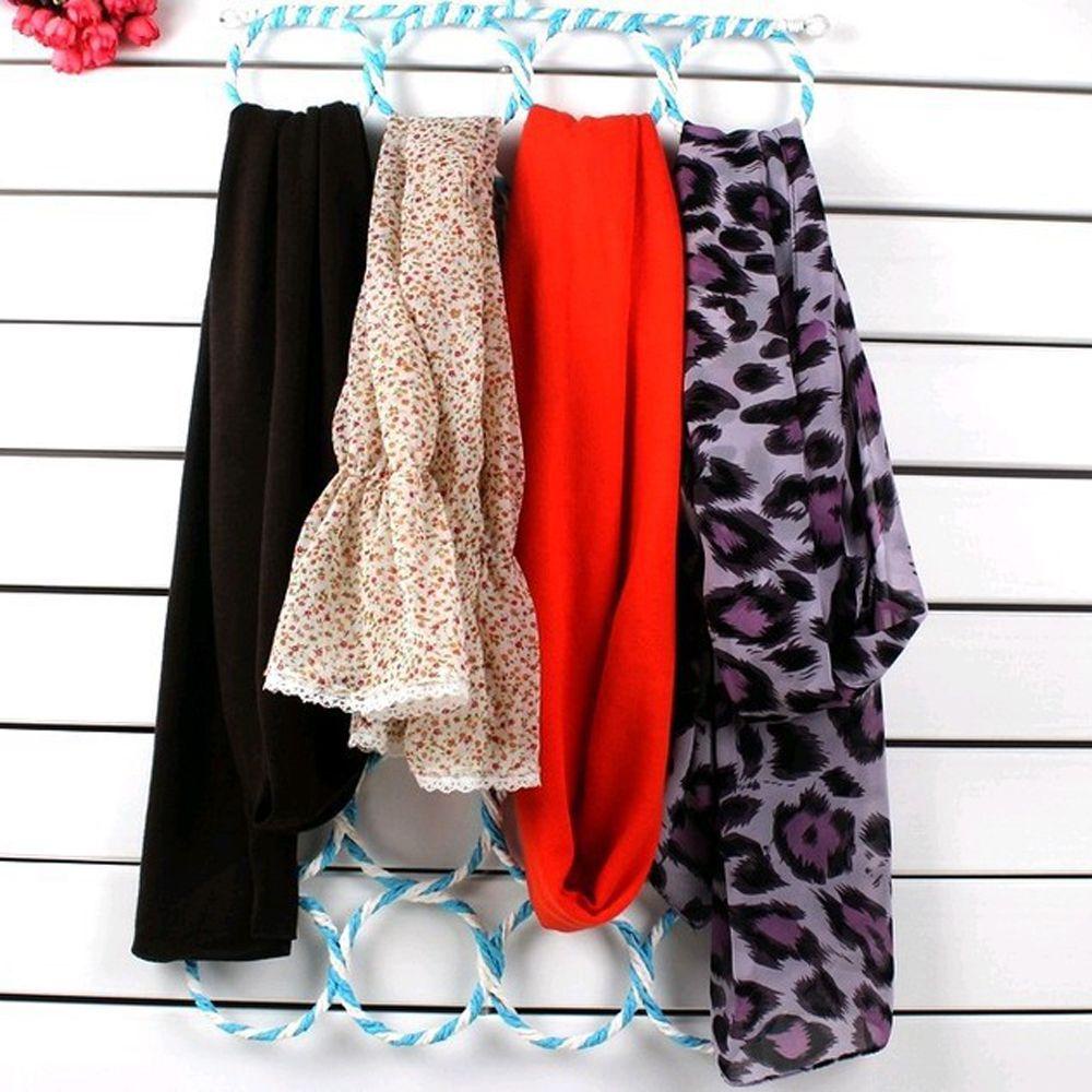 Móc Treo Khăn Choàng Đan Mây Đa Năng Tiết Kiệm Không Gian