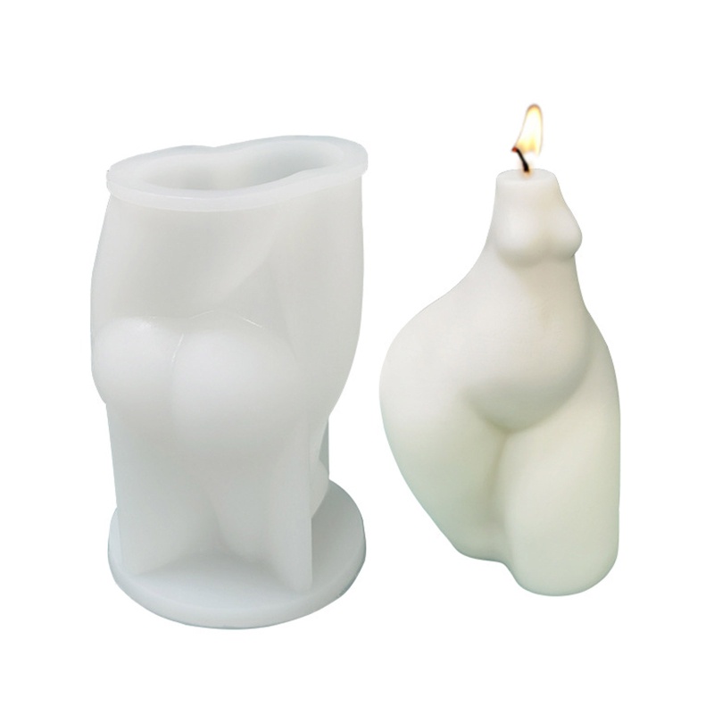 Khuôn Silicone Làm Nhựa Epoxy Resin Pha Lê UV Hình Người Trừu Tượng DIY