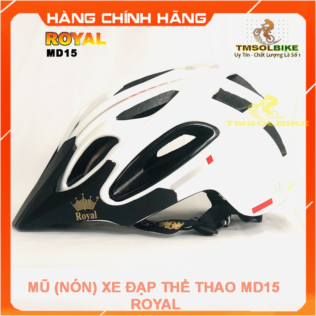 Nón bảo hiểm xe đạp Royal MD15 nhẹ, thoáng, kiểu dáng hiện đại trẻ tru