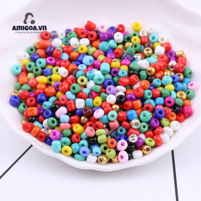 Hạt Cườm Màu Trơn Dùng Làm Kẹp Tóc/Kẹp Tóc/Trang Sức DIY