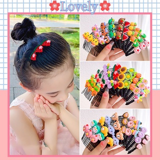Lược Cài Tóc Đính Nơ Phong Cách Hàn Quốc Cho Bé Gái