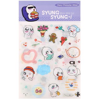 Sticker Siêu Dễ Thương [Deal 1k] Phụ Kiện Trang Trí - Freeship 0đ - [ 1 Set 3 Sticker Ngẫu Nhiên ]