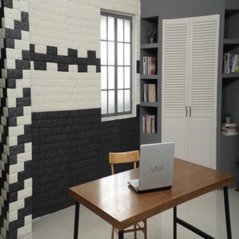 combo 10 tấm xốp dán tường giả gạch đủ màu kích thước 70-77cm | BigBuy360 - bigbuy360.vn