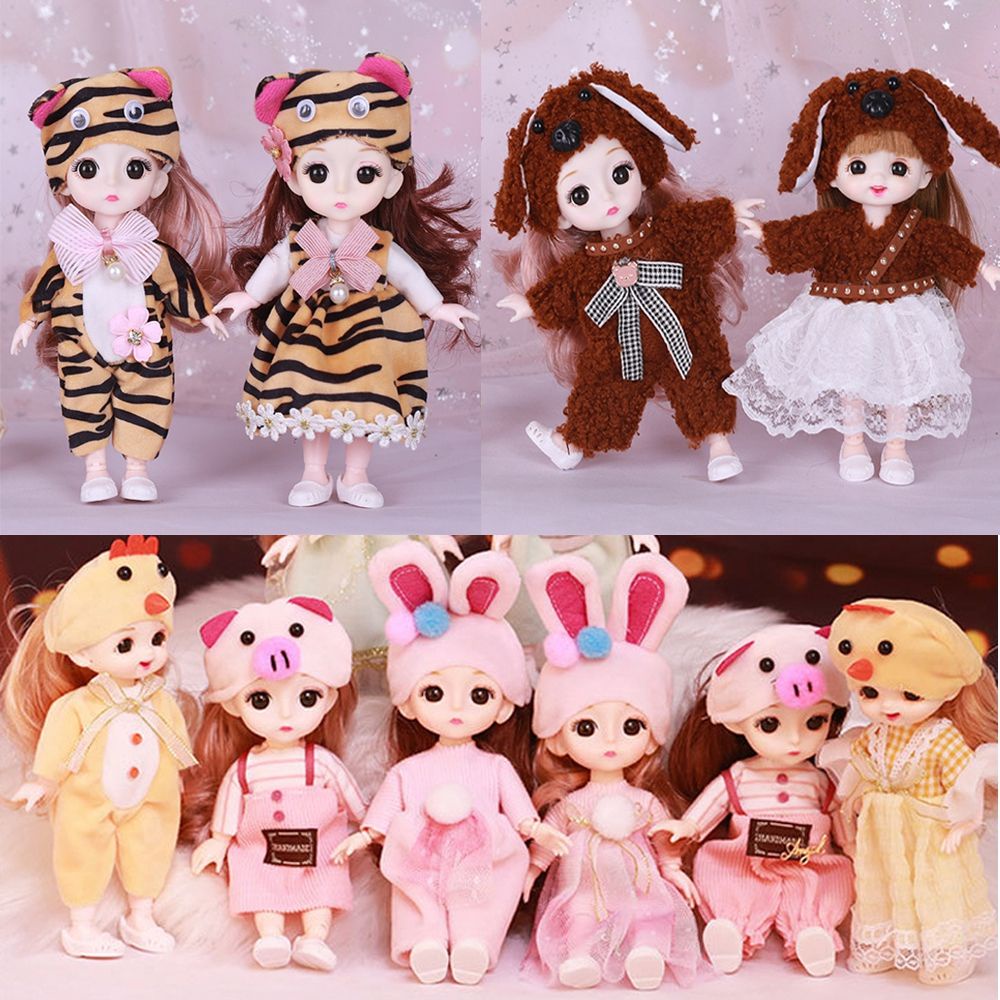 Set quần áo búp bê thời trang 24 mẫu tùy chọn dành cho OB11 YMY GSC 16-17cm tỉ lệ 1/12