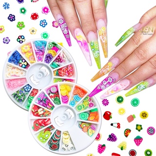 Charm nail trái cây-nail đất sét trang trí móng