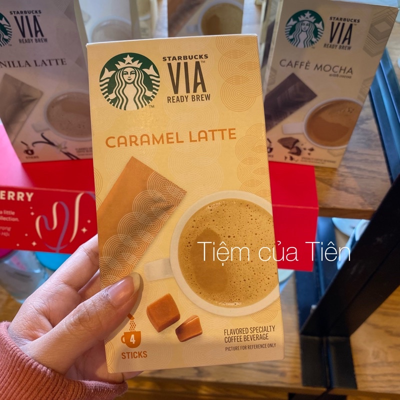 Coffee hoà tan STABUCKS VIA Chính hãng