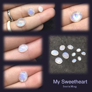 Moonstone mài oval