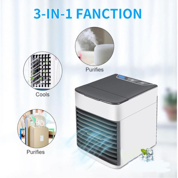 Quạt Điều Hoà Mini Arctic Air, Dung tích bình chứa 750ml, Máy điều hòa mini Làm mát cực nhanh công nghệ ion