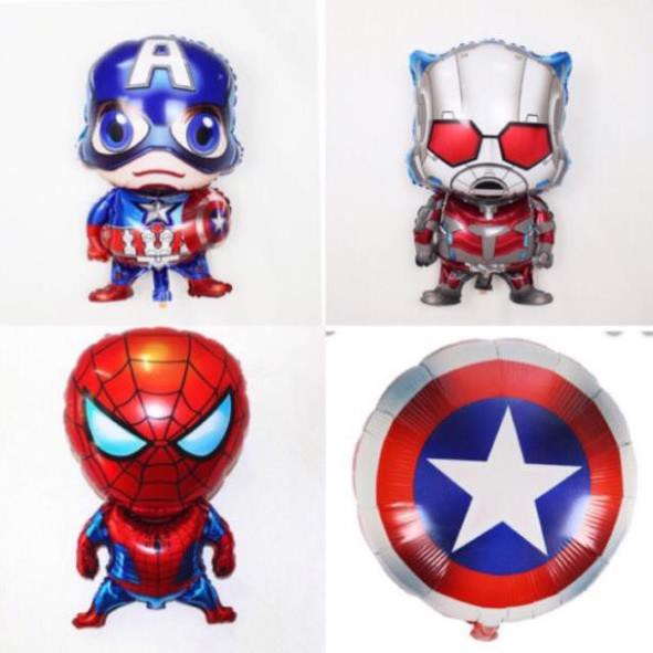 Bóng nhôm captain , người nhện , người máy , bóng khiêng tròn