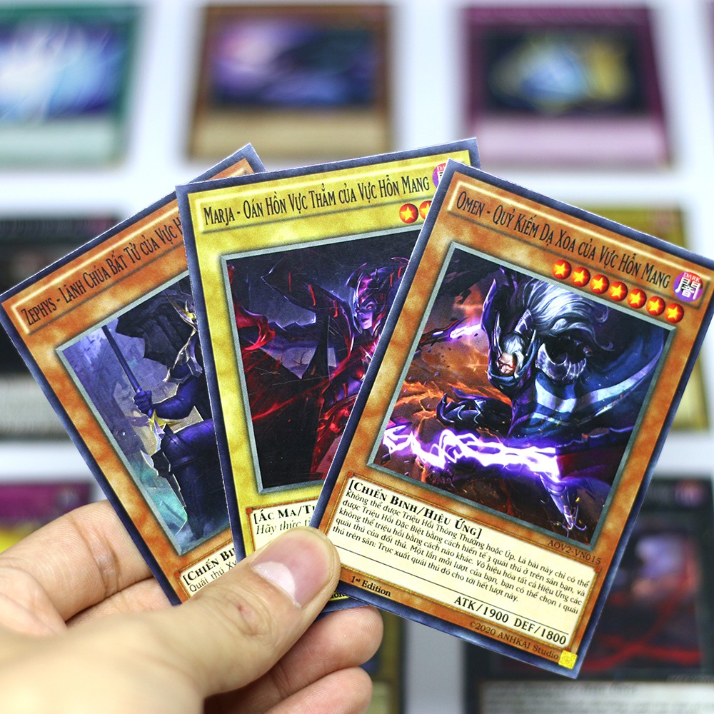 Bộ Bài Liên Quân Ma Thuật Yugioh Quân Đoàn Ác Quỷ deck 42 lá