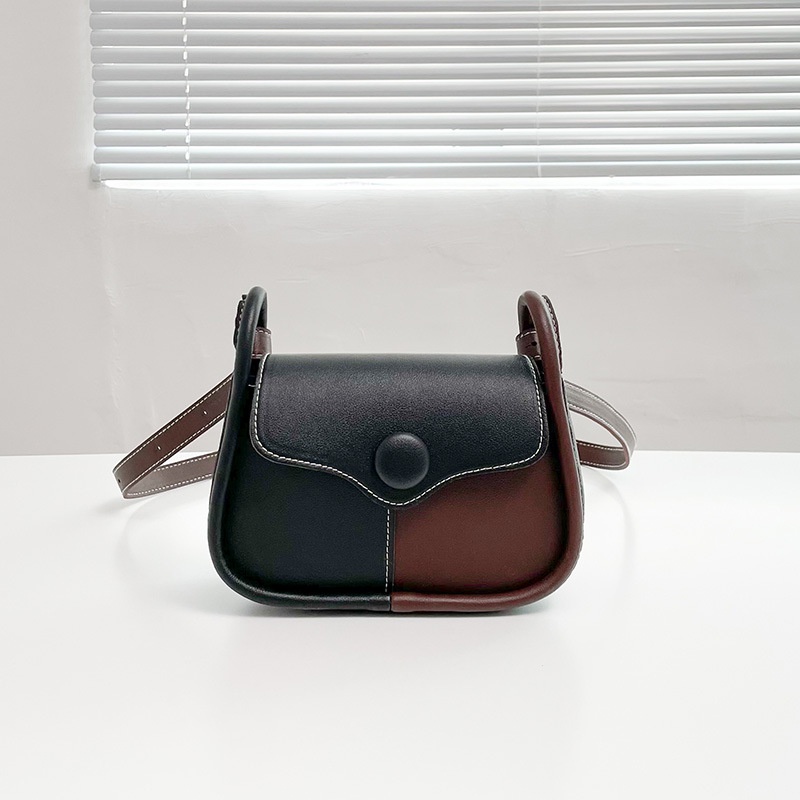 Túi Đeo Chéo Hình Vuông Nhỏ Màu Tương Phản Thời Trang Mới 2022 Cho Nữ