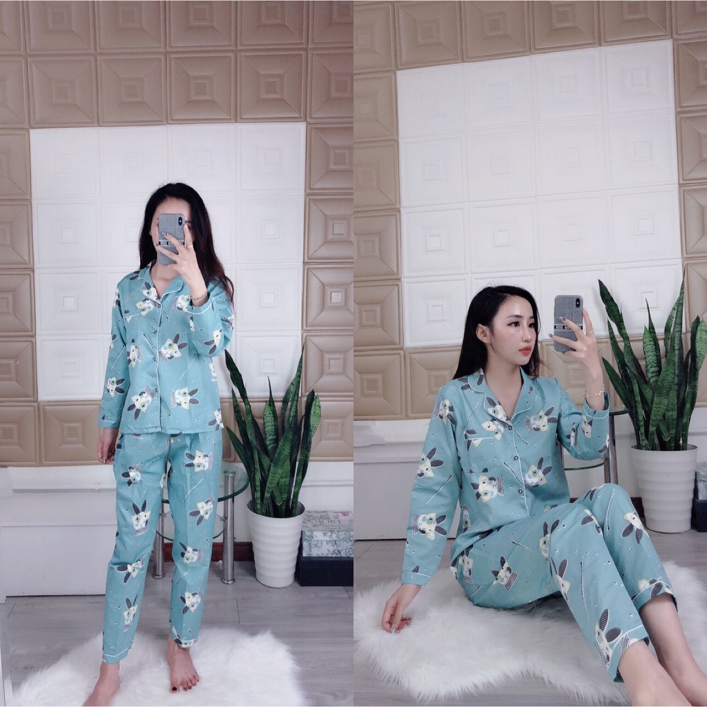 [XẢ KHO GIÁ SỐC] Bộ Pijama Kate Thái Tay Dài Quần Dài Siêu Đẹp | BigBuy360 - bigbuy360.vn