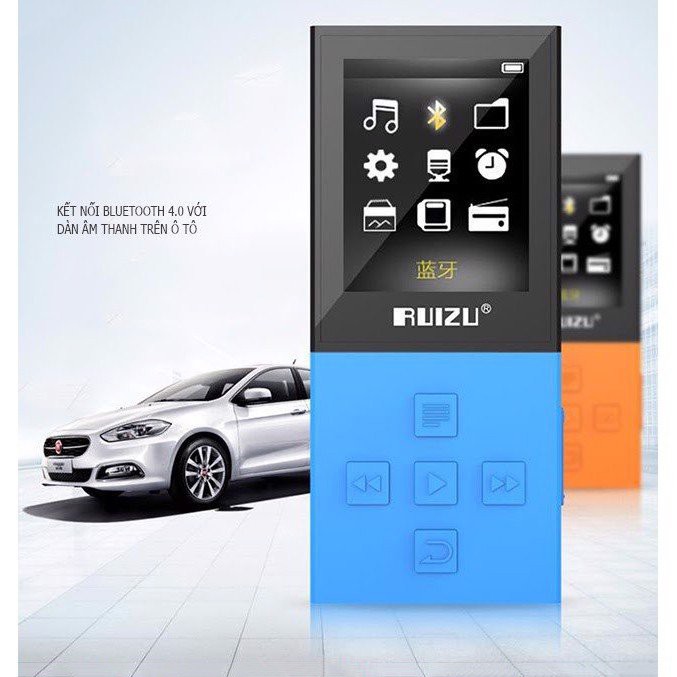 [Mã ELHACE giảm 4% đơn 300K] Máy Nghe Nhạc Bluetooth Lossless Ruizu X18 (Xanh)