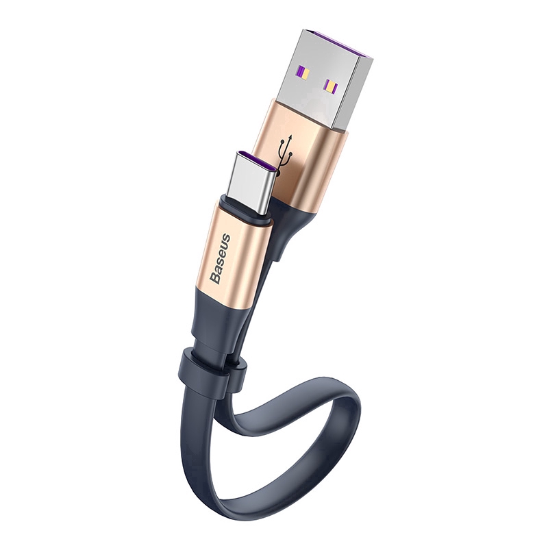 Dây cáp sạc nhanh Baseus USB type C 5A cho điện thoại Huawei p30 P20 Mate 20 P10 Pro Lite