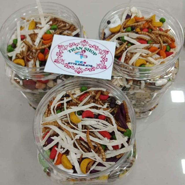 Thức ăn trộn vỗ béo.nhà làm cho hamter.sóc. Bear