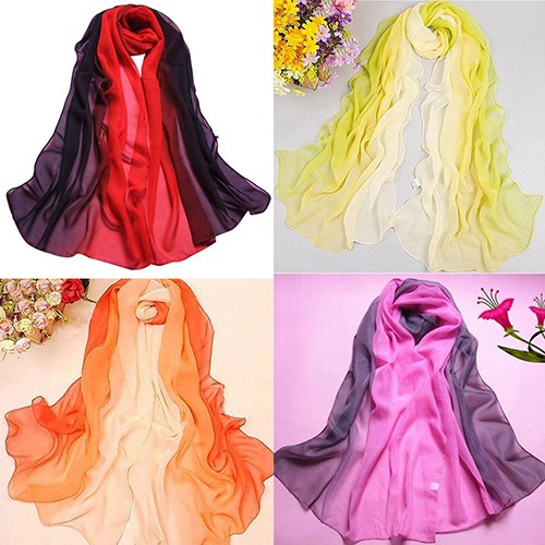 Khăn Choàng Cổ Chiffon In Họa Tiết Thời Trang Cho Nữ