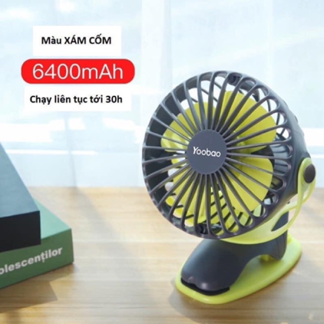 Quạt tích điện có giá kẹp tiện lợi | BigBuy360 - bigbuy360.vn