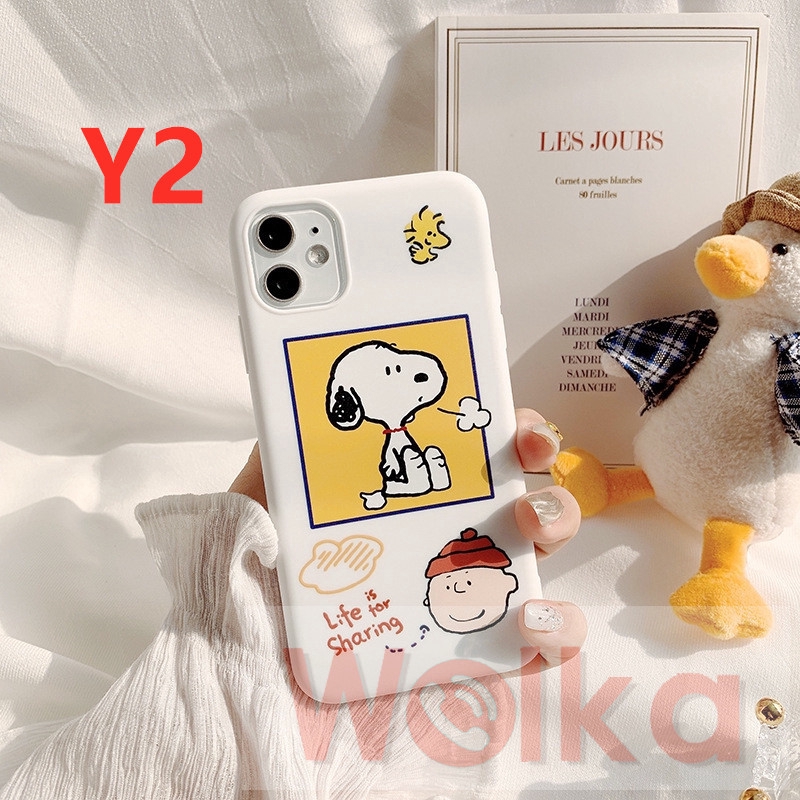 Ốp điện thoại mềm hình hoạt hình Snoopy Charlie Brown cho iPhone 11 Pro Max 6 6s 7 8 Plus XR X XS MAX SE 2020 iPhone 12 Pro Max 12mini | BigBuy360 - bigbuy360.vn