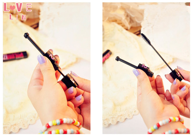 Mascara Lameila thiết kế hai đầu chống thấm nước chuốt dài và dày mi hiệu quả chất lượng cao