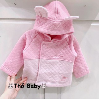 Áo khoác Nous tai Gấu hồng Nguyen Hang