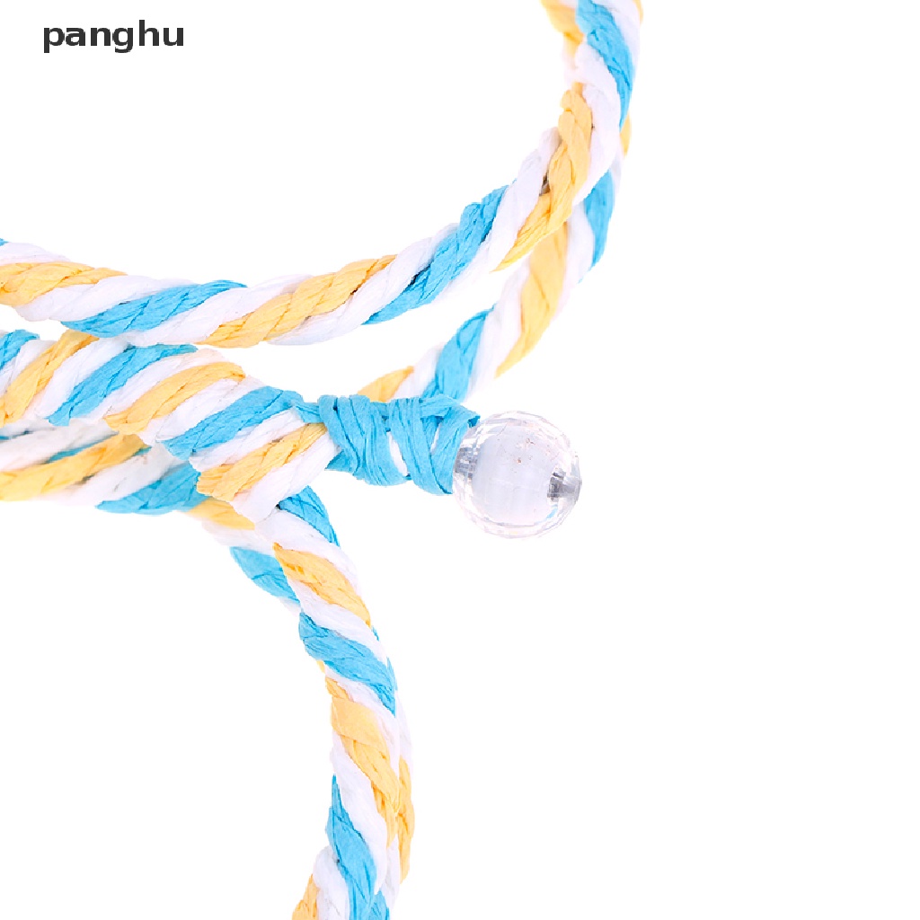 [panghu] Móc Treo Khăn Quàng Cổ / Thắt Lưng Bằng Lụa Hình Tròn Màu Đan Mây Có Thể Gập Lại [V