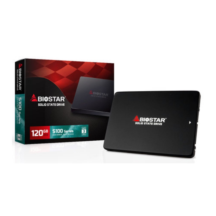 Ổ cứng SSD Biostar 120GB S120-240GB | SATA III | 7MM | ĐEN