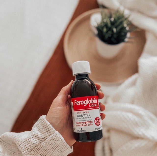 Siro bổ sung sắt Feroglobin Liquid B12 bổ sung sắt cho cả gia đình chai 200ml | Thế Giới Skin Care