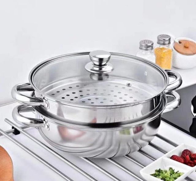 Nồi hấp inox 2 tầng POT size 28cm