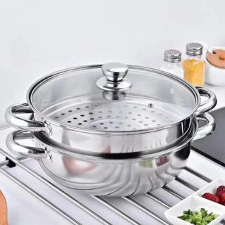 Nồi hấp inox 2 tầng POT size 28cm
