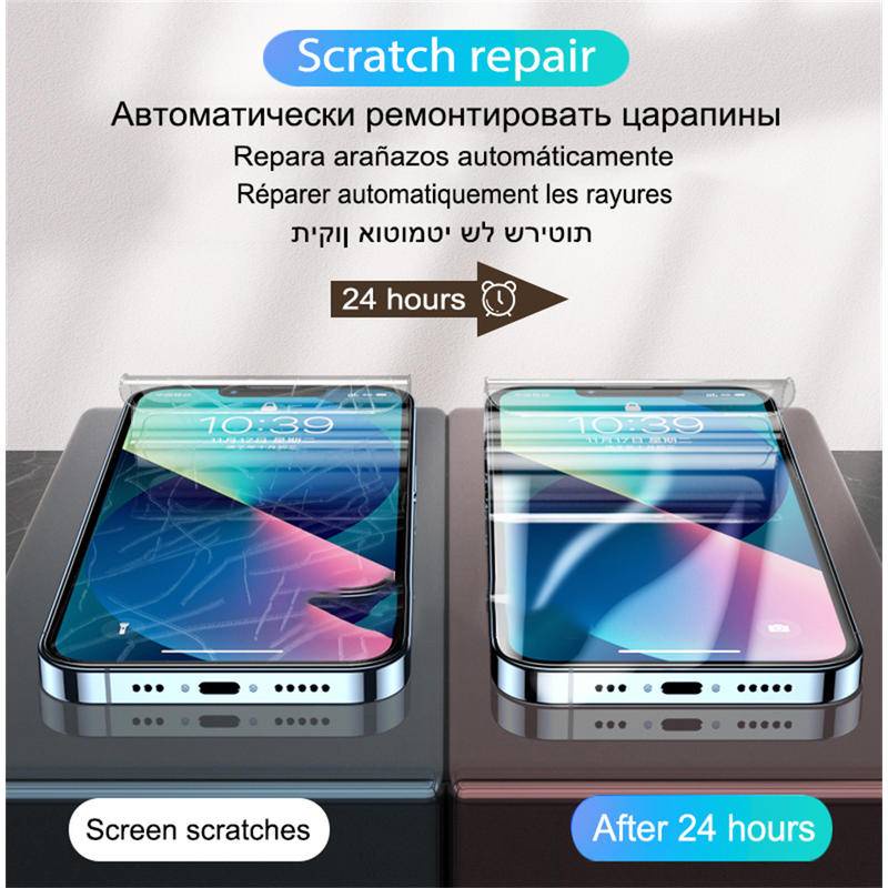 Kính Dán Cường Lực Hydrogel Bảo Vệ Màn Hình Điện Thoại iPhone 13 12 11 Pro MAX Mini X XS MAX XR SE 2022 2020 6 6s 7 8 Plus