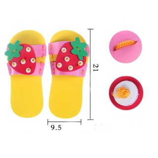 Tự làm dép lê handmade cho bé