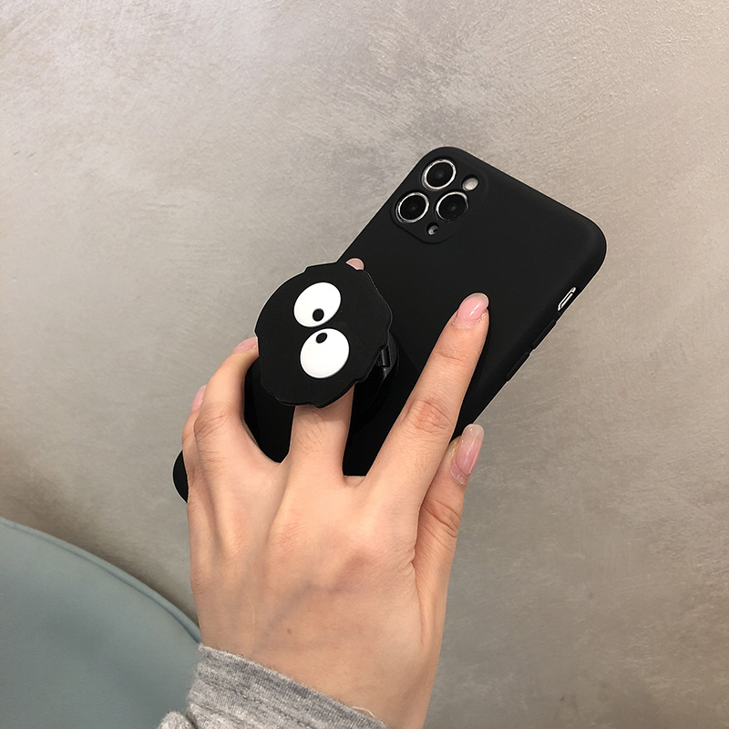 Ốp điện thoại có giá đỡ hoạt hình xinh xắn cho IPHONE 12 PRO MAX 12MINI 11 X XS MAX XR 5 6 7 8PLUS