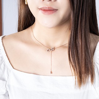 Dây chuyền bạc dáng dài thời trang cho nữ D0420006