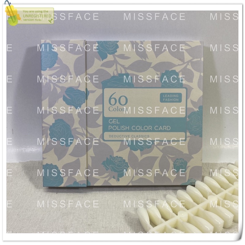 Sổ trưng mẫu móng _ sổ trưng màu sơn phong cách Hàn Quốc, tặng kèm móng mẫu