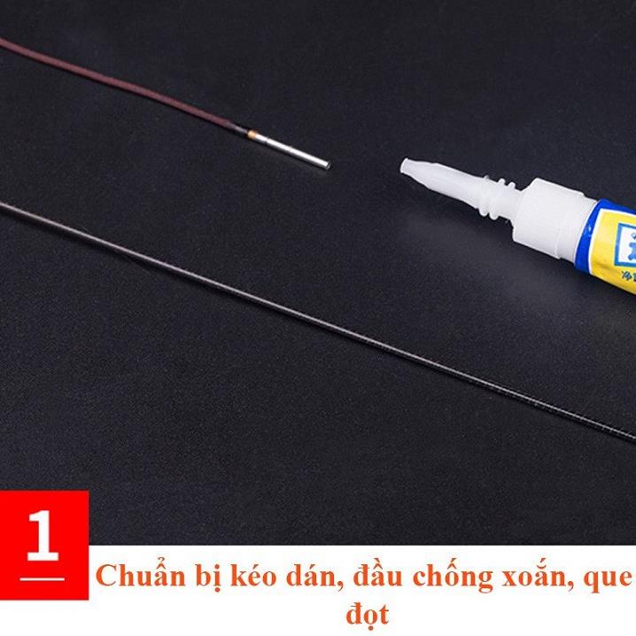 Đầu Xoay 360 Độ Chống Xoắn Dùng Cho Ngọn Cần Câu Tay PK36 đồ câu FISHING_HD