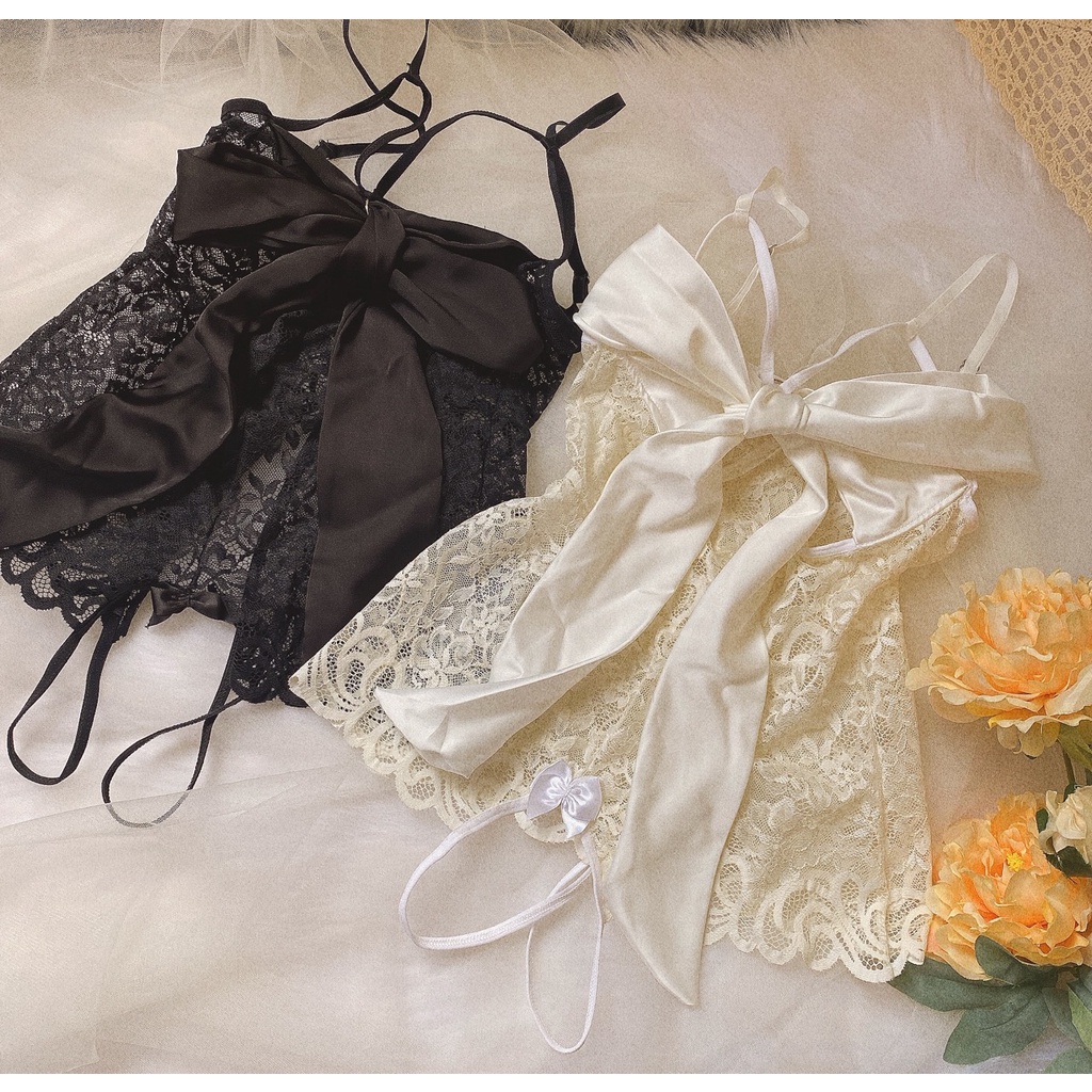 [Q11.HCM] [LL796] Jumsuit Sexy- Bodysuit Hoa Mềm Mại Quyến Rũ - Váy ngủ nữ gợi cảm Cô chủ nhỏ chuyên sỉ