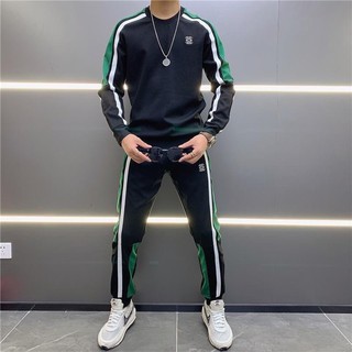 Bộ Nỉ Nam Dài Tay - Bộ Thu Đông Chất Liệu Nỉ Bóng Lót Lông Cao Cấp -BD141