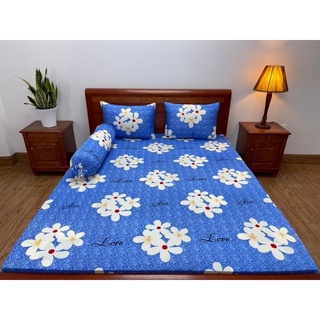 {Set 4 món}Ra gối thun hàn quốc/Drap thun lạnh hàn quốc co giãn 4 chiều mát mẻ, siêu bền đẹp 1m2, 1m4, 1m6, 1m8 x 2m