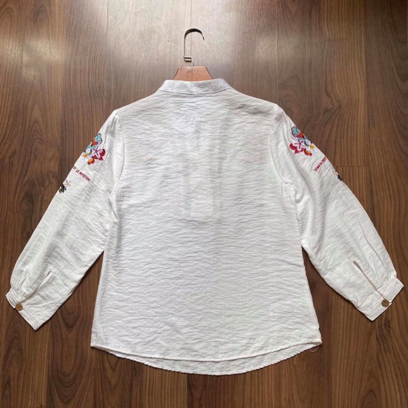 Áo ZR Tằm Thêu Hoa