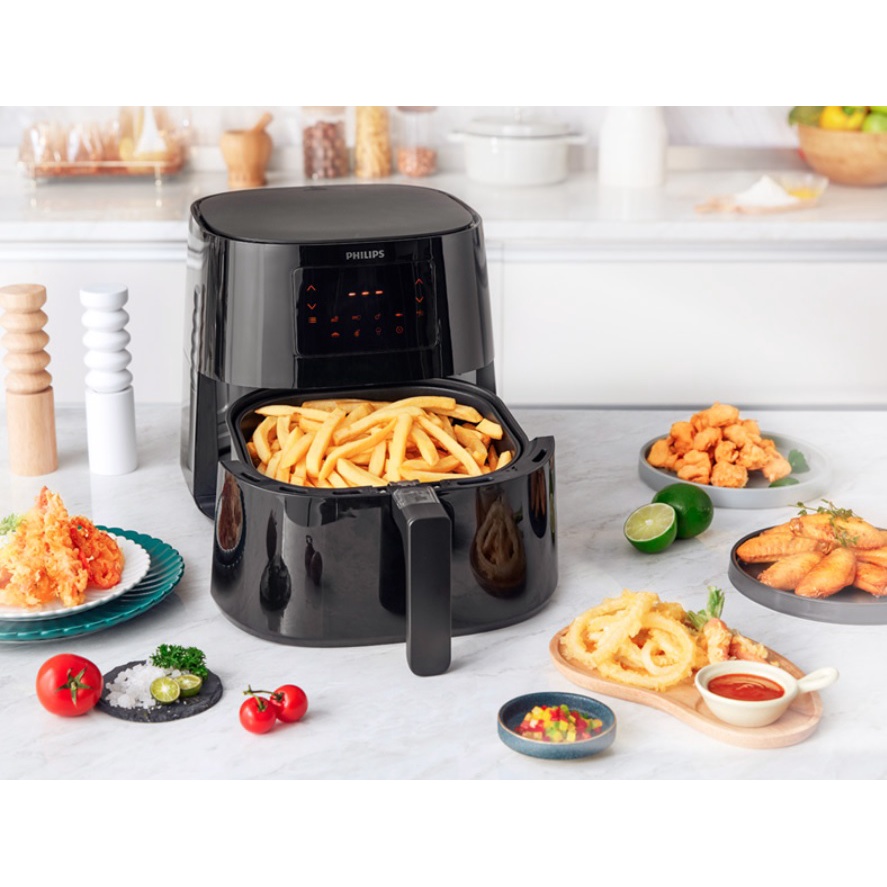 Nồi chiên không dầu điện tử Philips HD9280/90, size XL 6.2L, công nghệ Rapid Air, bảo hành 2 năm | Hàng chính hãng