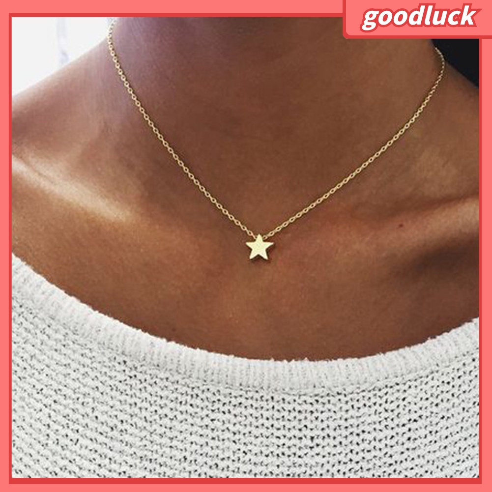 Dây Chuyền Nữ Chất Liệu Hợp Kim Mặt Hình Ngôi Sao