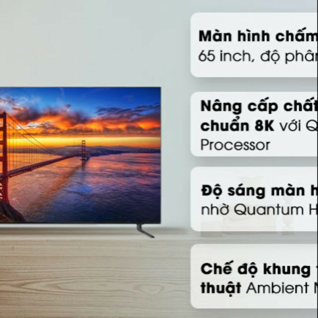 Smart tivi QLED SAMSUNG 8K 65 inch QA65Q900R.MODEL2019