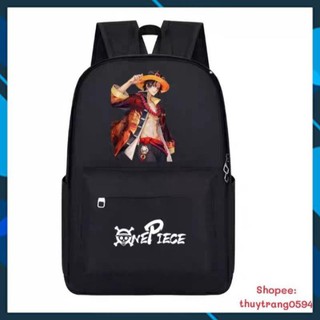 (HÀNG HOT) Balo Đi Học One Piece - Ace, Zoro, Luffy Cực HOT
