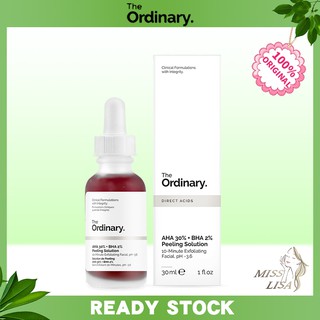 Tinh Chất The Ordinary AHA 30%+BHA 2% Peeling Solution 30ml