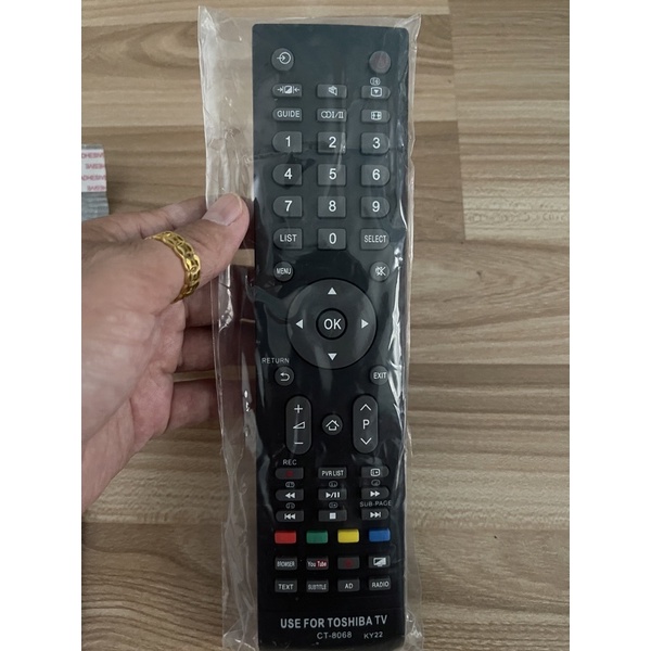 REMOTE ĐIỀU KHIỂN TIVI TOSHIBA SMART CT8068
