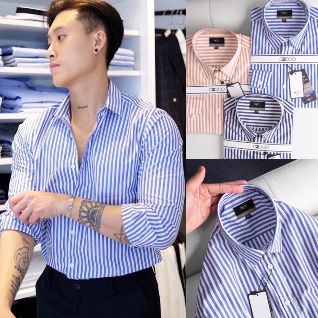 Áo Sơ Mi nam Dài Tay Xịn Sò Chuẩn Shop 📣 [Hàng Vnxk] | BigBuy360 - bigbuy360.vn