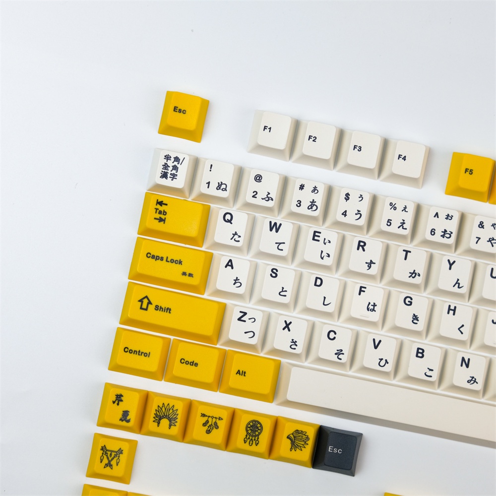 GMK serika keycaps, 128 phím keycaps Cherry Profile DYE-SUB Cá nhân hóa GMK Keycaps cho bàn phím cơ