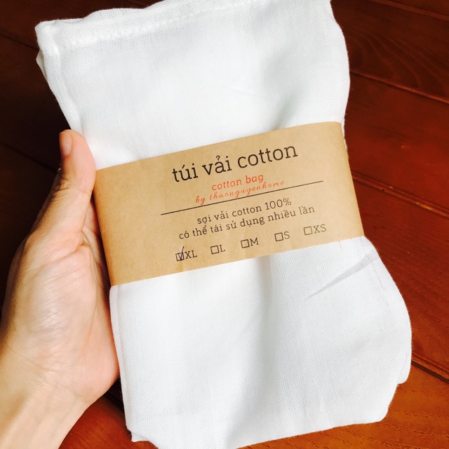 Túi lọc cotton cỡ đại