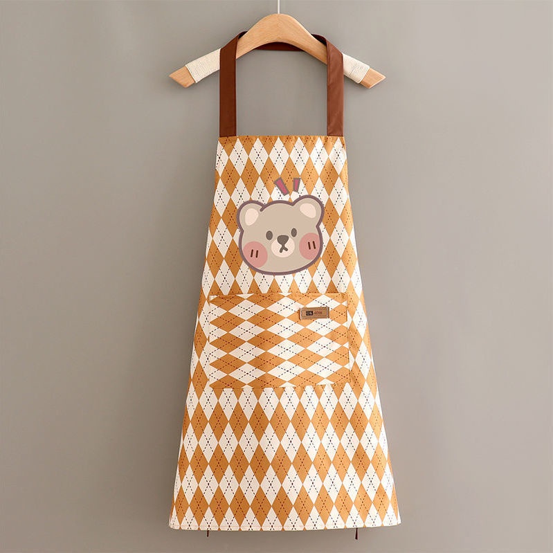 Tạp Dề ở Nhà Phiên Bản Hàn Quốc Quần áo Làm Việc Nấu ăn Dễ Thương Nhật Bản Dành Cho Nam Và Nữ Tạp Dề Mới Phục Vụ Nhà Bếp Tạp Dề Nhà Bếp Bằng Vải Tay